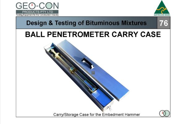 76 - Ball Penetrometer Carry Case