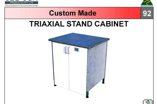 92 - Triaxial stand cabinet