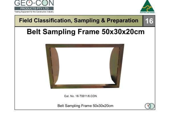 16 - Belt Sampling Frame 50x30x20cm