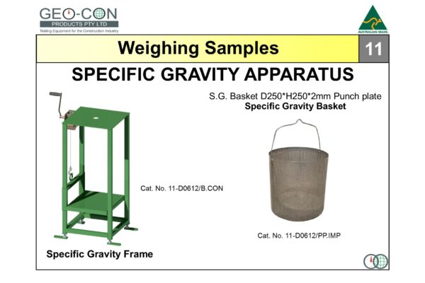 11 - Specific Gravity Apparatus
