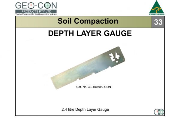 33 - 2.4l Depth Layer Gauge