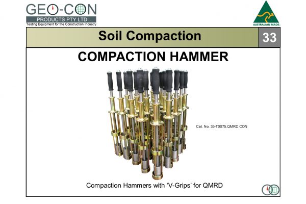 33 - Compaction Hammers for QMRD