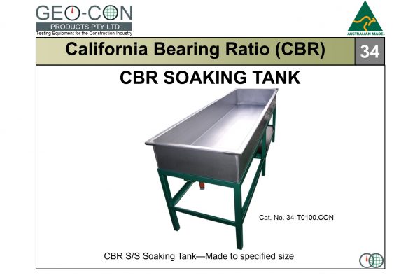 34 - CBR Soaking Tank
