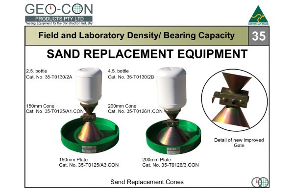 35 - Sand Replacement Cones (NEW) AUG20