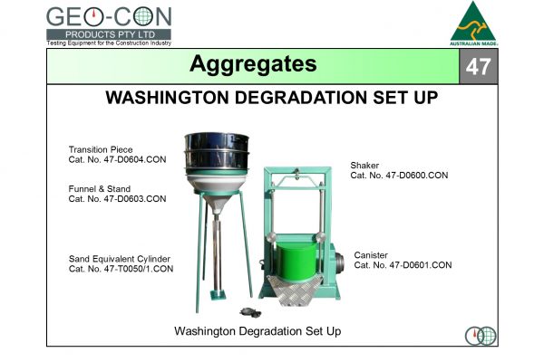 47 - Wash. Deg. Set up