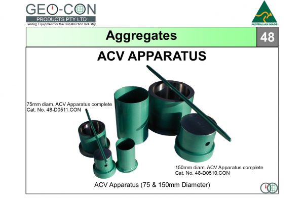 48 - ACV Apparatus (150 & 75 dia.)