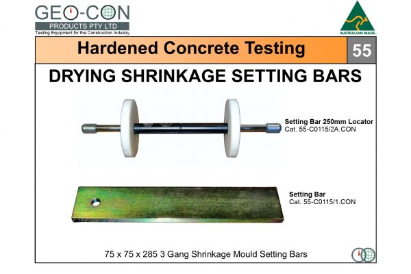 55 - Drying Shrinkage Setting Bars
