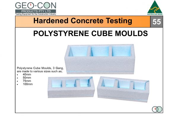 55 - Polystyrene Cube Moulds AUG20