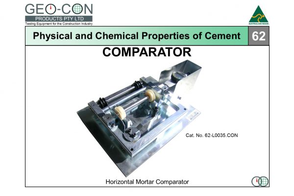 62 - Horizontal Mortar Comparator