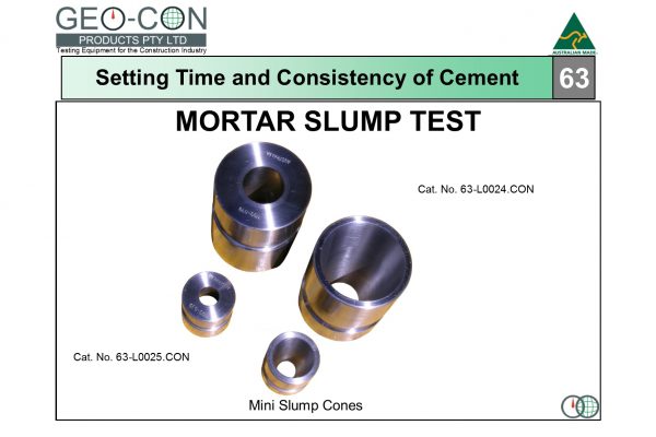 62 - Mortar Slump Cones