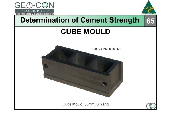 65 - Cube Mould - 50mm - 3 Gang AUG20