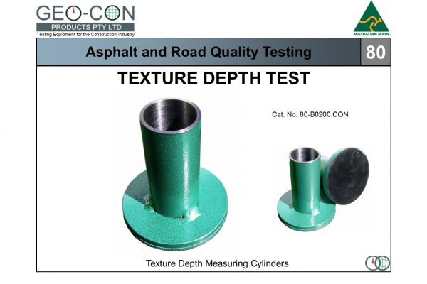 80 - Texture Depth Measuring Cylinders