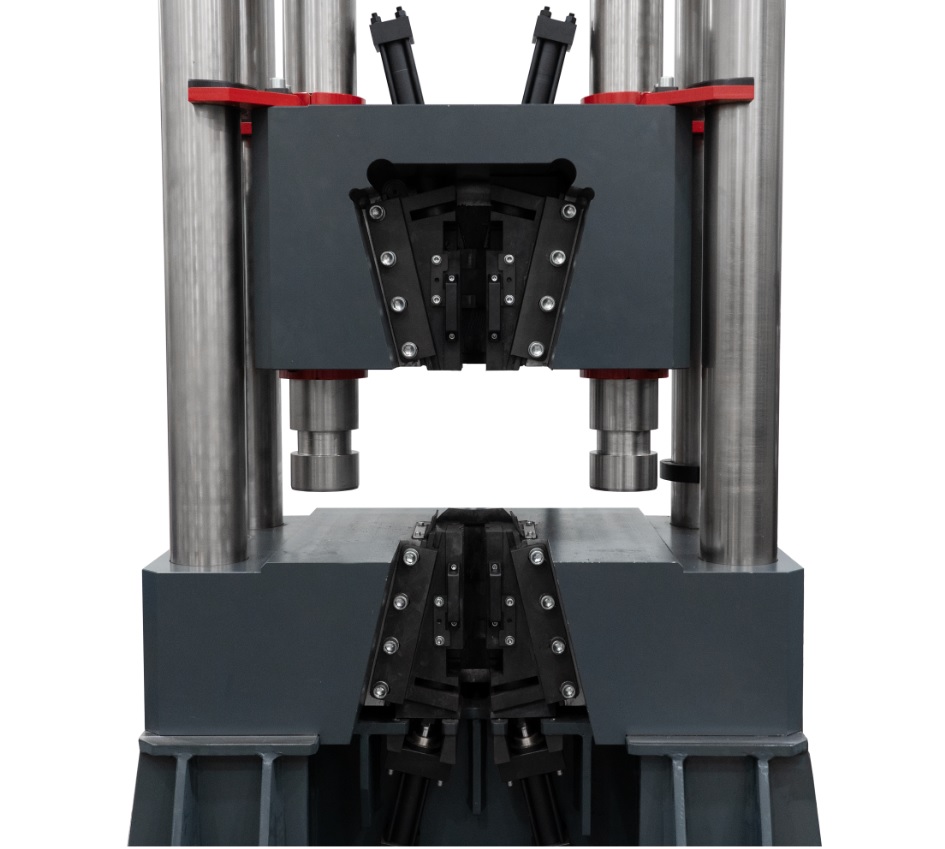 1200kN Tensile Testing Machine - tensile jaws with dedicated grips